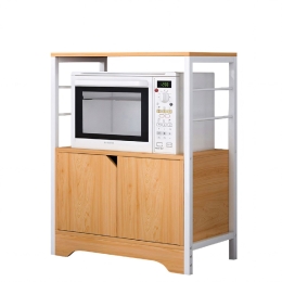 ΡΑΦΙΕΡΑ ΚΟΥΖΙΝΑΣ ARTELIBRE AMUR ΔΡΥΣ/ΛΕΥΚΟ MDF/ΜΕΤΑΛΛΟ 60X30X70CM