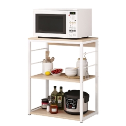 ΡΑΦΙΕΡΑ ΚΟΥΖΙΝΑΣ ARTELIBRE DALL MAPLE/ΛΕΥΚΟ MDF/ΜΕΤΑΛΛΟ 50X30X71CM