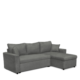 ΚΑΝΑΠΕΣ ΓΩΝΙΑΚΟΣ ARTELIBRE ΑΝΑΣΤΡΕΨΙΜΟΣ ULUA ΓΚΡΙ 225X148X81CM