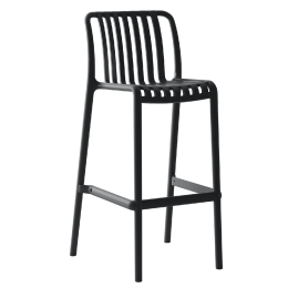 ΣΚΑΜΠΟ BAR ARTELIBRE TAHITI ΜΑΥΡΟ PP 47X38X102CM