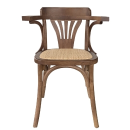 ΚΑΡΕΚΛΑ ΕΠΑΓΓΕΛΜΑΤΙΚΗ ARTELIBRE HYPERION ΚΑΡΥΔΙ ΞΥΛΟ/RATTAN 45X42X77CM