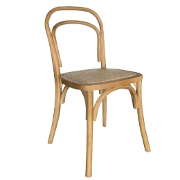 ΚΑΡΕΚΛΑ ΕΠΑΓΓΕΛΜΑΤΙΚΗ ARTELIBRE LETO ΦΥΣΙΚΟ ΞΥΛΟ/RATTAN 45X45X89CM