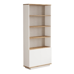 ΒΙΒΛΙΟΘΗΚΗ ARTELIBRE BELMONT ΠΕΥΚΟ/ΛΕΥΚΟ ΜΟΡΙΟΣΑΝΙΔΑ 75.5X26.8X168.3CM