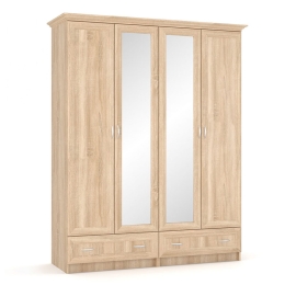 ΝΤΟΥΛΑΠΑ REBECCA PAKOWORLD ΚΑΘΡΕΠΤΗΣ ΤΕΤΡΑΦΥΛΛΗ SONOMA 160X52X210ΕΚ