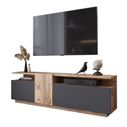 ΕΠΙΠΛΟ ΤΗΛΕΟΡΑΣΗΣ ELANA PAKOWORLD SONOMA-ΑΝΘΡΑΚΙ 150X29.5X46.3ΕΚ