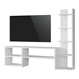 ΣΥΝΘΕΤΟ ΣΑΛΟΝΙΟΥ PERLA PAKOWORLD ΣΕ ΛΕΥΚΗ ΑΠΟΧΡΩΣΗ 120X29.5X41,8ΕΚ