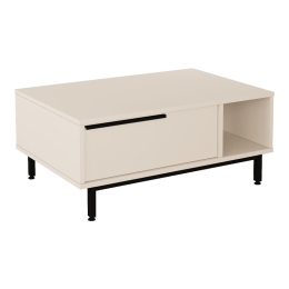 ΤΡΑΠΕΖΙ ΣΑΛΟΝΙΟΥ FRIXTON PAKOWORLD ΣΕ CAPPUCCINO ΑΠΟΧΡΩΣΗ 90X60X37.5ΕΚ