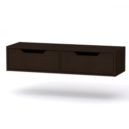 ΚΟΝΣΟΛΑ-ΤΟΥΑΛΕΤΑ ALBERTO PAKOWORLD ΚΡΕΜΑΣΤΗ WENGE 100X32.5X22ΕΚ