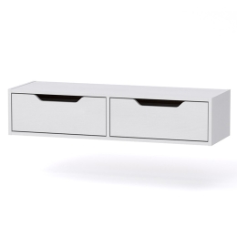 ΚΟΝΣΟΛΑ-ΤΟΥΑΛΕΤΑ ALBERTO PAKOWORLD ΚΡΕΜΑΣΤΗ ΛΕΥΚΟ 100X32.5X22ΕΚ