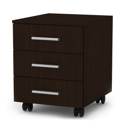 ΣΥΡΤΑΡΙΕΡΑ ΤΡΟΧΗΛΑΤΗ LUKE PAKOWORLD WENGE 40X48.5X53.5ΕΚ