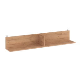 ΡΑΦΙΕΡΑ ΤΟΙΧΟΥ DROWEL PAKOWORLD ΜΕΛΑΜΙΝΗΣ ΣΕ OAK ΑΠΟΧΡΩΣΗ 130X21.6X20ΕΚ