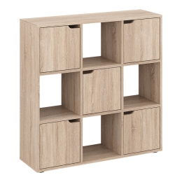 ΒΙΒΛΙΟΘΗΚΗ BOOKEL PAKOWORLD ΣΕ SONOMA ΑΠΟΧΡΩΣΗ 88.5X27.5X89.3ΕΚ