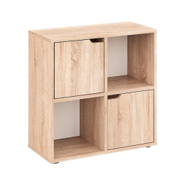 ΒΙΒΛΙΟΘΗΚΗ BOOKEL PAKOWORLD ΣΕ SONOMA ΑΠΟΧΡΩΣΗ 59.6X27.5X60.4ΕΚ