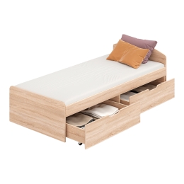 ΚΡΕΒΑΤΙ REGAN PAKOWORLD ΜΕ ΣΥΡΤΑΡΙΑ ΣΕ OAK ΑΠΟΧΡΩΣΗ 90X200ΕΚ