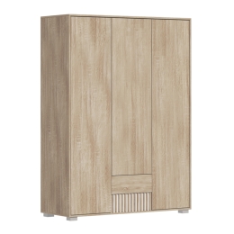 ΝΤΟΥΛΑΠΑ BRUSE PAKOWORLD ΜΕΛΑΜΙΝΗ ΣΕ SONOMA-OAK ΑΠΟΧΡΩΣΗ 148.5X56.5X203.2ΕΚ