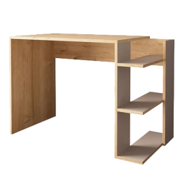 ΓΡΑΦΕΙΟ ΕΡΓΑΣΙΑΣ TOSKA PAKOWORLD ΣΕ OAK- SANDSTONE ΑΠΟΧΡΩΣΗ 114X56X76ΕΚ