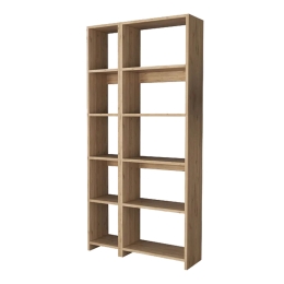 ΒΙΒΛΙΟΘΗΚΗ ALKATHI PAKOWORLD ΣΕ OAK ΑΠΟΧΡΩΣΗ 77X22X160ΕΚ