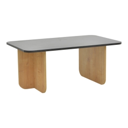 ΤΡΑΠΕΖΙ BECA PAKOWORLD ΣΕ OAK-ΜΑΥΡΟ ΑΠΟΧΡΩΣΗ 100X60X42ΕΚ