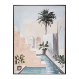 ΠΙΝΑΚΑΣ ΣΕ ΠΛΑΙΣΙΟ PALMY PAKOWORLD MDF 58X2.6X78ΕΚ