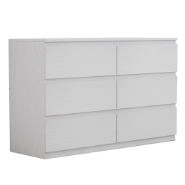 ΣΥΡΤΑΡΙΕΡΑ CINDY PAKOWORLD 6 ΣΥΡΤΑΡΙΩΝ ΛΕΥΚΟ 120X40X75ΕΚ
