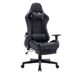 ΚΑΡΕΚΛΑ ΓΡΑΦΕΙΟΥ GAMING ZELDO PAKOWORLD PU ΜΑΥΡΟ 66X56X135ΕΚ