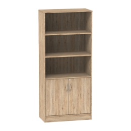 ΒΙΒΛΙΟΘΗΚΗ ANZE PAKOWORLD ΦΥΣΙΚΟ ΜΕΛΑΜΙΝΗΣ 80X40X180ΕΚ