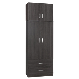 ΝΤΟΥΛΑΠΑ ΔΙΦΥΛΛΗ ΚΑΙ ΠΑΤΑΡΙ ZELIA PAKOWORLD WENGE 79X42X240ΕΚ.