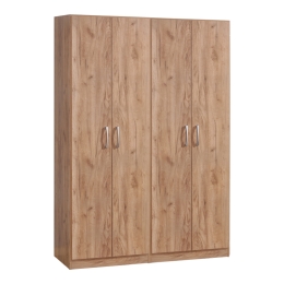 ΝΤΟΥΛΑΠΑ ΡΟΥΧΩΝ ΤΕΤΡΑΦΥΛΛΗ JONAR I PAKOWORLD ΧΡΩΜΑ OAK 120X42X180ΕΚ
