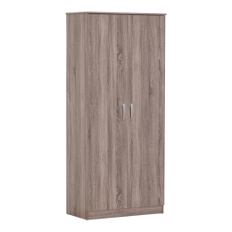 ΝΤΟΥΛΑΠΑ ΡΟΥΧΩΝ ΔΙΦΥΛΛΗ ZELIA PAKOWORLD ΣΕ SONOMA-OAK ΑΠΟΧΡΩΣΗ 79X42X180ΕΚ