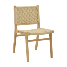 ΚΑΡΕΚΛΑ JULIEN PAKOWORLD RUBBERWOOD ΦΥΣΙΚΟ-ΕΔΡΑ ΦΥΣΙΚΟ ΣΧΟΙΝΙ 61X54X85ΕΚ