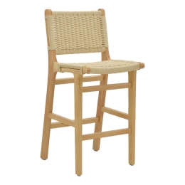 ΣΚΑΜΠΟ ΜΠΑΡ JULIEN PAKOWORLD RUBBERWOOD ΦΥΣΙΚΟ-ΕΔΡΑ ΦΥΣΙΚΟ ΣΧΟΙΝΙ 45X46X95ΕΚ