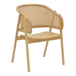 ΠΟΛΥΘΡΟΝΑ WENZY PAKOWORLD ΦΥΣΙΚΟ RATTAN - ΜΑΣΙΦ ΞΥΛΟ TOON 58X58X82ΕΚ