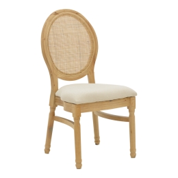 ΚΑΡΕΚΛΑ CANCO PAKOWORLD ΦΥΣΙΚΟ RUBBERWOOD-ΦΥΣΙΚΟ RATTAN 50X55X98ΕΚ