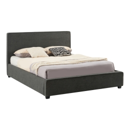 ΚΡΕΒΑΤΙ ΔΙΠΛΟ BEDKA PAKOWORLD ΥΦΑΣΜΑ ΑΝΘΡΑΚΙ 160X200ΕΚ