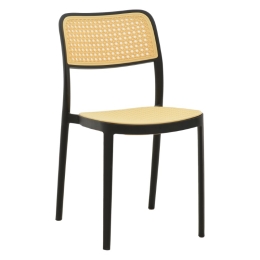 ΚΑΡΕΚΛΑ WESTLEY PAKOWORLD PP ΦΥΣΙΚΟ-ΜΑΥΡΟ 55X47X81ΕΚ