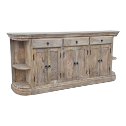 ΜΠΟΥΦΕΣ FREKLIAN INART ΦΥΣΙΚΟ ΜΑΣΙΦ MANGO ΞΥΛΟ 200X42X90ΕΚ
