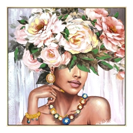 ΠΙΝΑΚΑΣ ΣΕ ΚΑΜΒΑ FLOWERGIRL INART 82X4.5X82ΕΚ