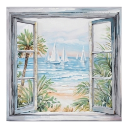 ΠΙΝΑΚΑΣ ΣΕ ΚΑΜΒΑ DEIVE INART 80X3X80ΕΚ