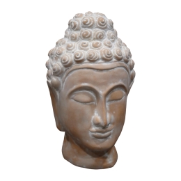 ΕΠΙΤΡΑΠΕΖΙΟ ΔΙΑΚΟΣΜΗΤΙΚΟ ΒΟΥΔΑΣ ROLIA INART ΓΚΡΙ TERRACOTTA 16X16X28ΕΚ