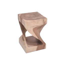ΒΟΗΘΗΤΙΚΟ ΤΡΑΠΕΖΙ LARIT INART ΦΥΣΙΚΟ ΜΑΣΙΦ ΞΥΛΟ SUAR 35X35X50ΕΚ