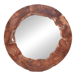 ΚΑΘΡΕΠΤΗΣ CREST INART ΦΥΣΙΚΟ ΜΑΣΙΦ ΞΥΛΟ TEAK Φ80X4ΕΚ