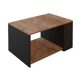 ΤΡΑΠΕΖΙ ΣΑΛΟΝΙΟΥ NOIL PAKOWORLD OAK-ΑΝΘΡΑΚΙ ΜΕΛΑΜΙΝΗΣ 90X60X48ΕΚ