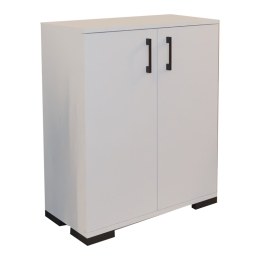ΝΤΟΥΛΑΠΙ YVEN PAKOWORLD ΛΕΥΚΟ ΜΕΛΑΜΙΝΗΣ 65X32X83ΕΚ