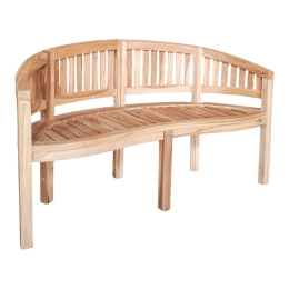 ΚΑΝΑΠΕΣ ΤΡΙΘΕΣΙΟΣ COREN PAKOWORLD ΦΥΣΙΚΟ TEAK ΞΥΛΟ 150X61X87ΕΚ