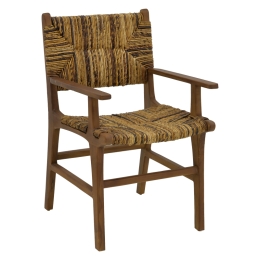 ΠΟΛΥΘΡΟΝΑ REFANE PAKOWORLD ΦΥΣΙΚΟ TEAK ΞΥΛΟ-ΨΑΘΑ 55X60X85ΕΚ