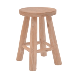 ΣΚΑΜΠΟ VERENITY PAKOWORLD TEAK ΞΥΛΟ ΣΕ ΦΥΣΙΚΗ ΑΠΟΧΡΩΣΗ Φ30X45ΕΚ