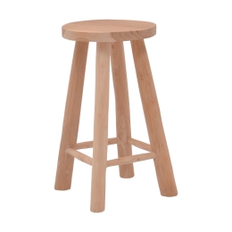 ΣΚΑΜΠΟ CHARLOCE PAKOWORLD TEAK ΞΥΛΟ ΣΕ ΦΥΣΙΚΗ ΑΠΟΧΡΩΣΗ Φ35X62ΕΚ