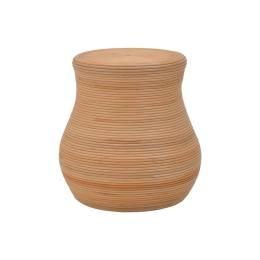 ΣΚΑΜΠΟ BULATEN INART RATTAN ΣΕ ΦΥΣΙΚΗ ΑΠΟΧΡΩΣΗ Φ45X45ΕΚ