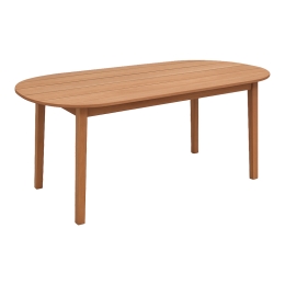 ΤΡΑΠΕΖΙ SKYL PAKOWORLD TEAK ΞΥΛΟ ΣΕ ΦΥΣΙΚΗ ΑΠΟΧΡΩΣΗ 190X90X75ΕΚ