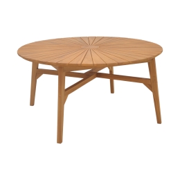 ΤΡΑΠΕΖΙ COLEN PAKOWORLD TEAK ΞΥΛΟ ΣΕ ΦΥΣΙΚΗ ΑΠΟΧΡΩΣΗ Φ150X75ΕΚ